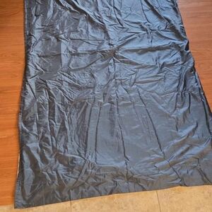 Sleek Blue Satin Fabric